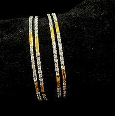 BRACELET/BANGLE bangle 1140 DUAL PLATING DIAMOND LOOK 2'6