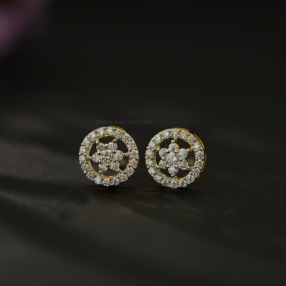 Earring Eartops 170 DIAMOND WHITE