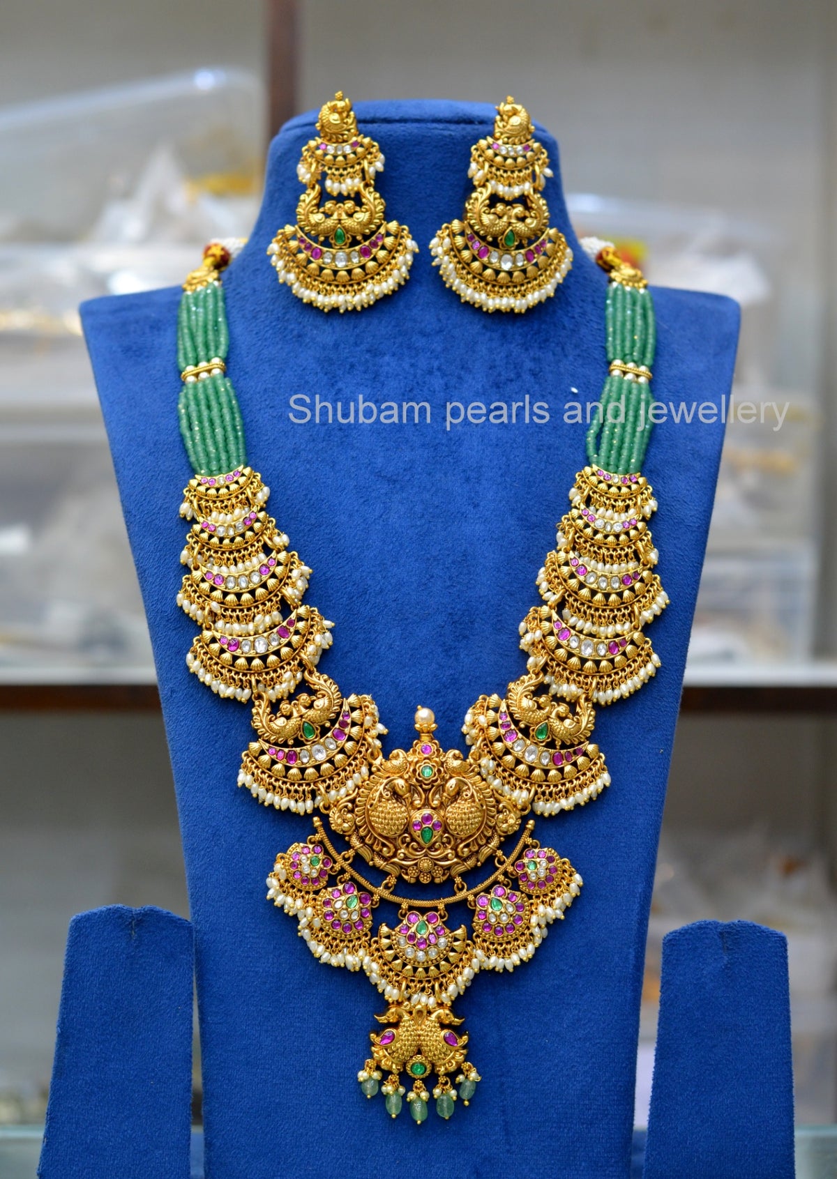 NECKLACE Necklace 798 KEMPU JADAU LOOK EMERALD