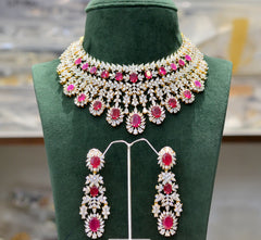 NECKLACE necklace 135 DIAMOND RUBY