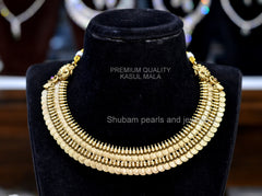NECKLACE Premium kasul mala double NAKSHI ANTQIUE GOLDEN