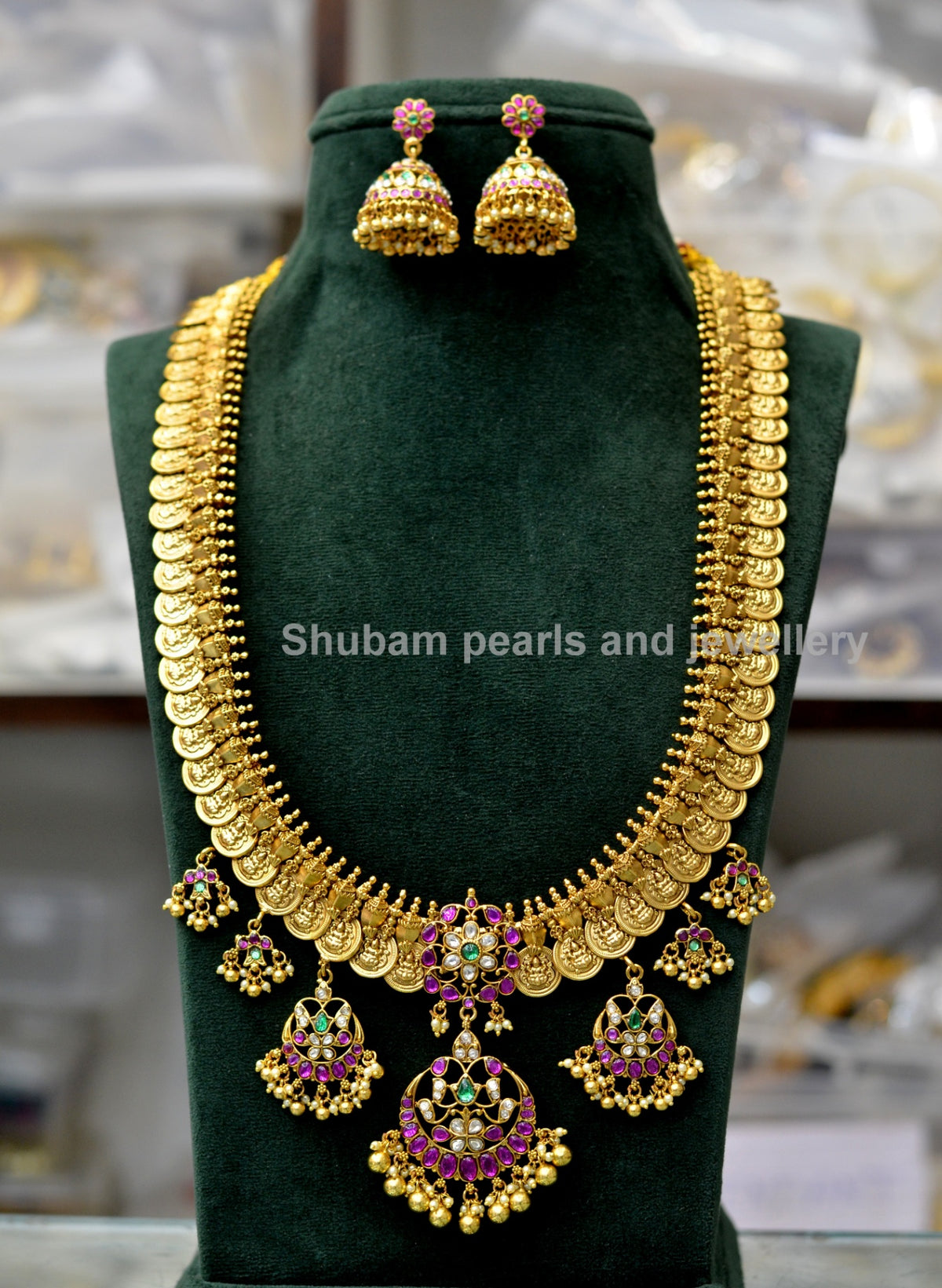 NECKLACE Long necklace 743 - NE743 NAKSHI JADAU MIX MULTI COLOR