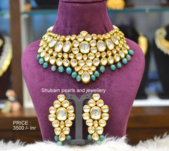 JADAU Kundan 001 Kundan EMERALD