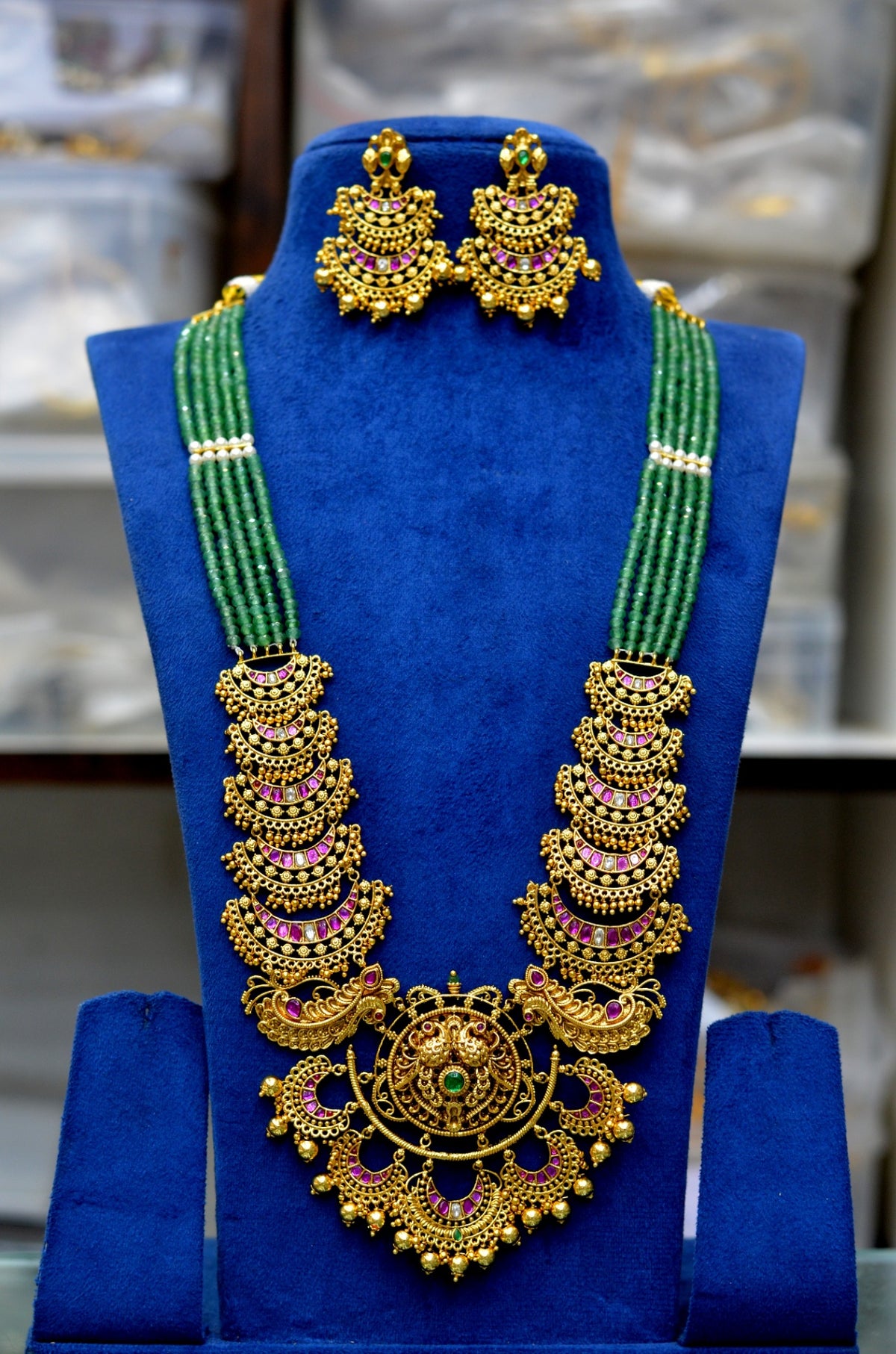 NECKLACE necklace 812 NAKSHI ANTQIUE GOLDEN