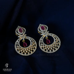 Earring Earrings 129 DIAMOND RUBY
