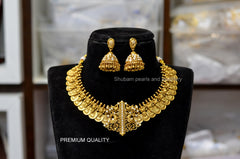 NECKLACE Kasul mala 006 NAKSHI ANTQIUE GOLDEN