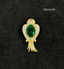 ACCESSORIES  brouche 008 GOLDEN STONE medium