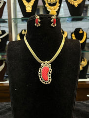 NECKLACE necklace 089 VICKTORIAN  Orange