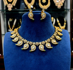 NECKLACE necklace 929 MOZONITE EMERALD