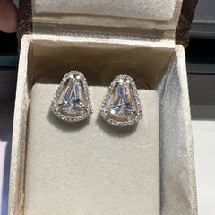 Earring eartops 047 DIAMOND WHITE