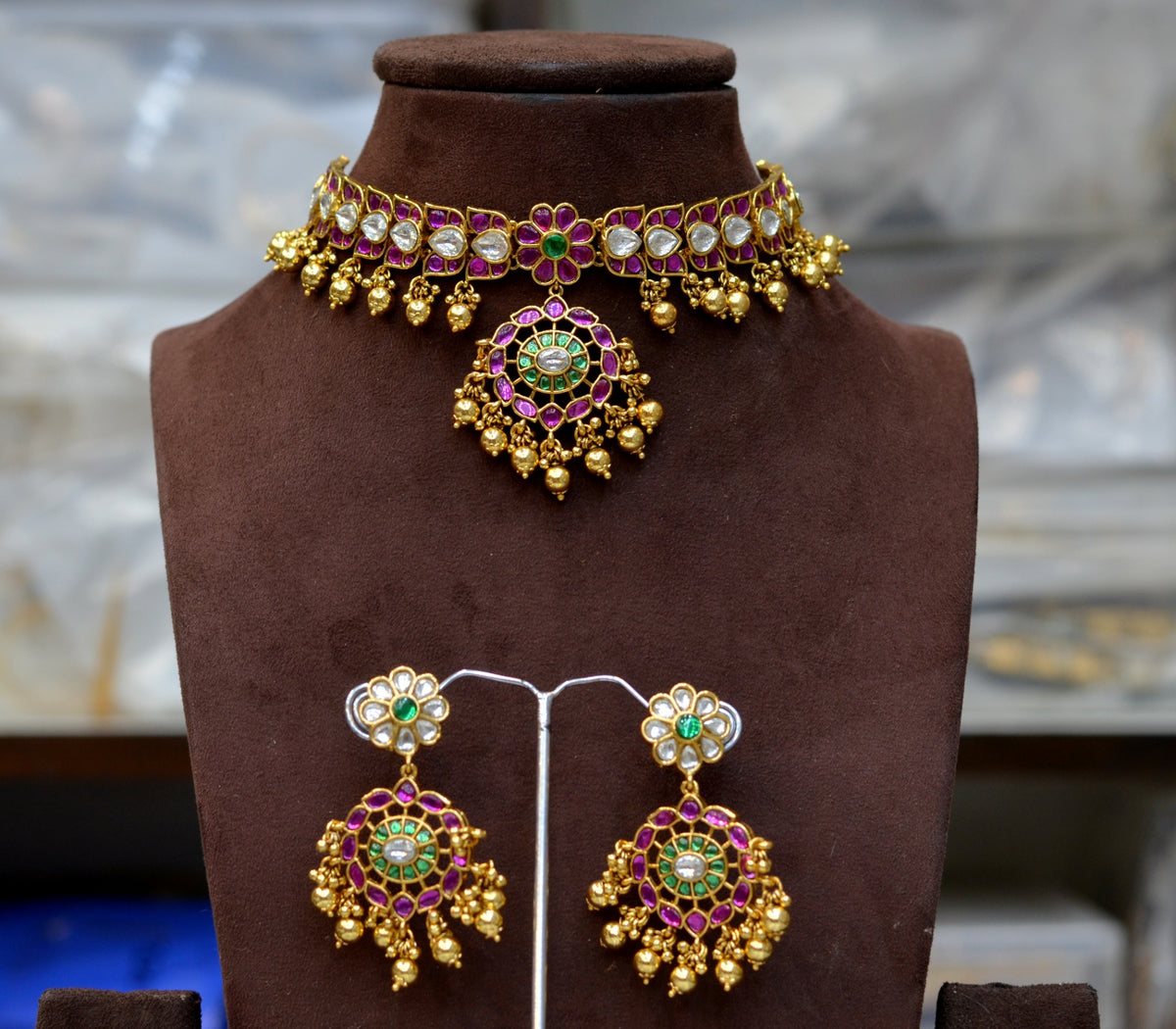 NECKLACE necklace 838 KEMPU JADAU LOOK GOLDEN