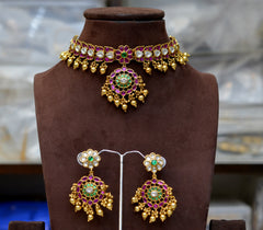NECKLACE necklace 838 KEMPU JADAU LOOK GOLDEN