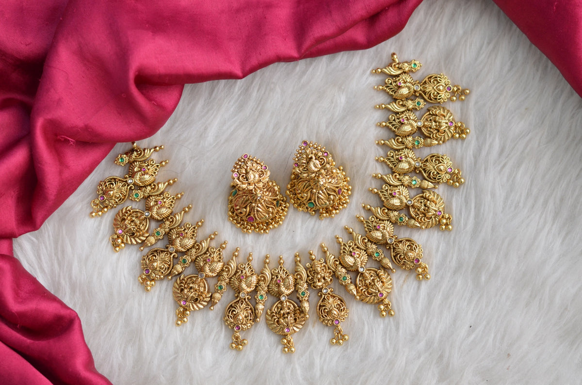 NECKLACE NECKLACE 950 NAKSHI JADAU MIX GOLDEN