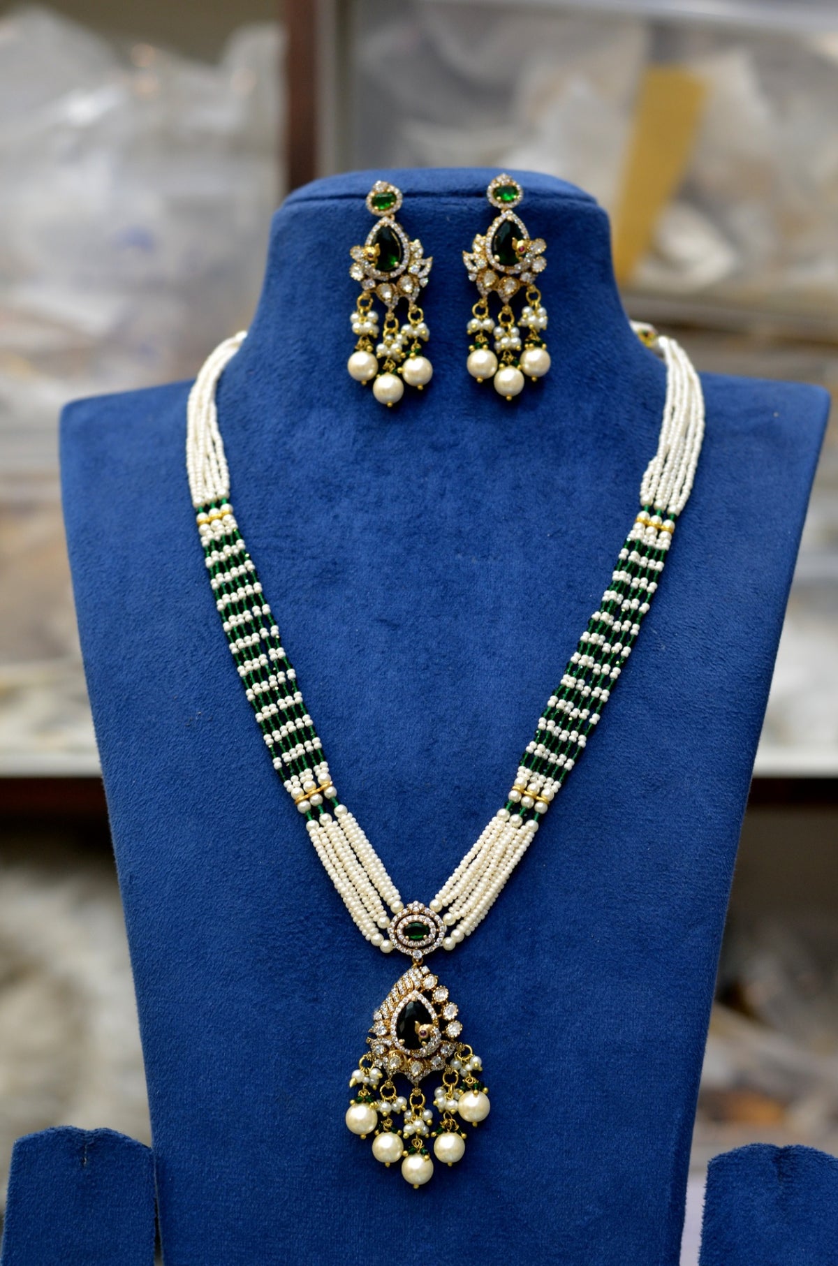 NECKLACE Necklace 827 MOISSANITE EMERALD