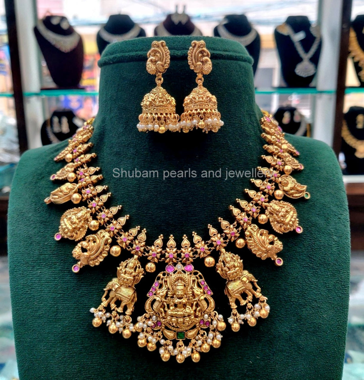 NECKLACE Necklace 107 NAKSHI ANTQIUE MULTI COLOR