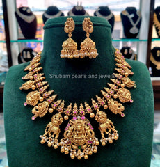 NECKLACE Necklace 107 NAKSHI ANTQIUE MULTI COLOR