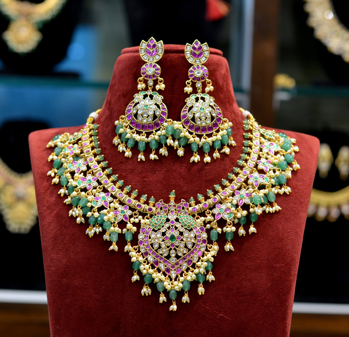 NECKLACE necklace 662 KEMPu EMERALD