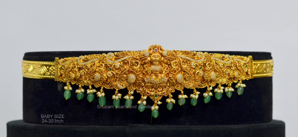 VADDANAM Baby vaddanam 023 NAKSHI ANTQIUE MULTI COLOR