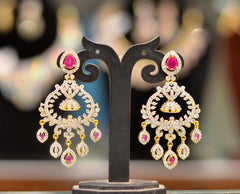 Earring Earrings 068 DIAMOND RUBY