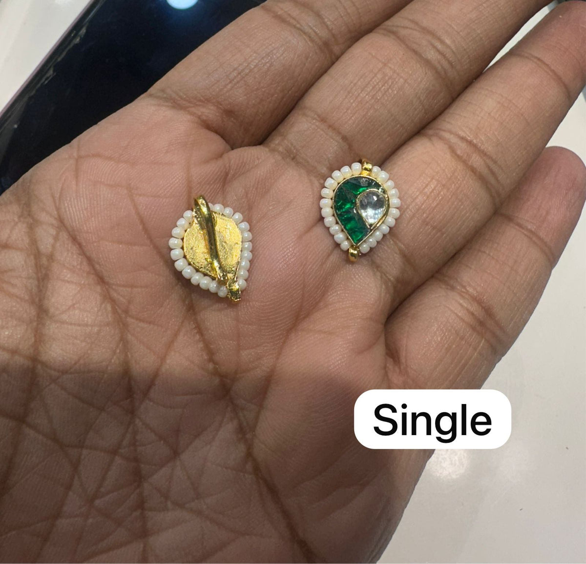 ACCESSORIES EAR bagudi green 010 - BAI010 JADAU medium