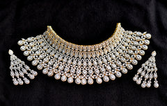 CHOKER Choker 019 DIAMOND DUAL PLATING DIAMOND LOOK