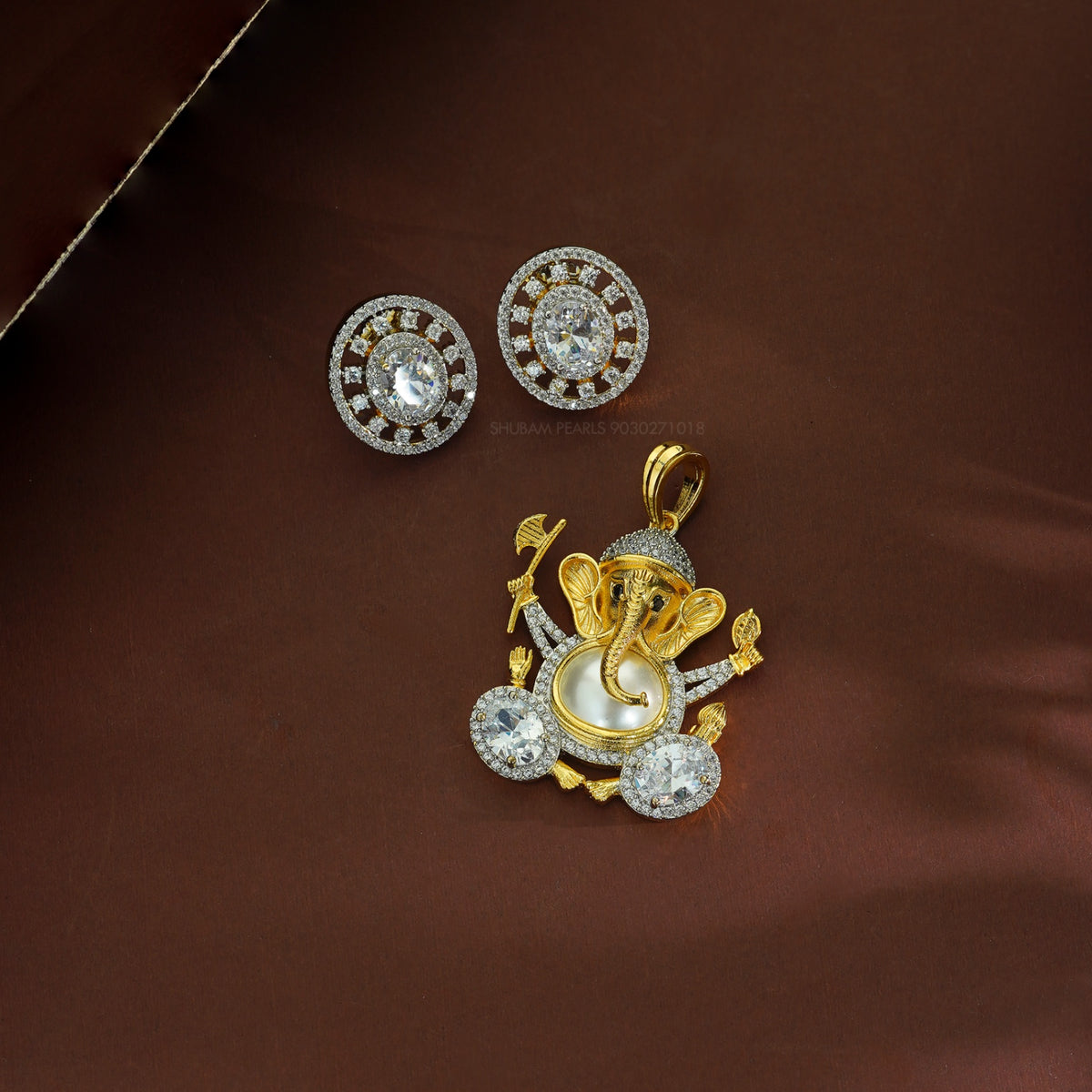 PENDANT SET / LOCKETS pendant set 269 DIAMOND WHITE