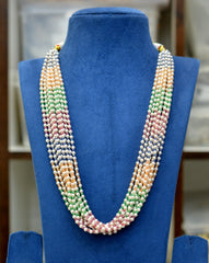 BEADS MALA AND CHAINS cutting with colors mala MULTI COLOR 18-20