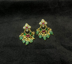 Earring Earrings 173 JADAU WHITE