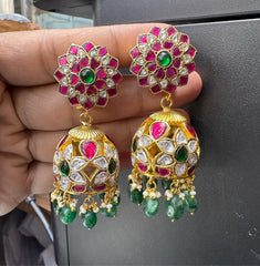 JADAU Earrings 167 JADAU MULTI COLOR