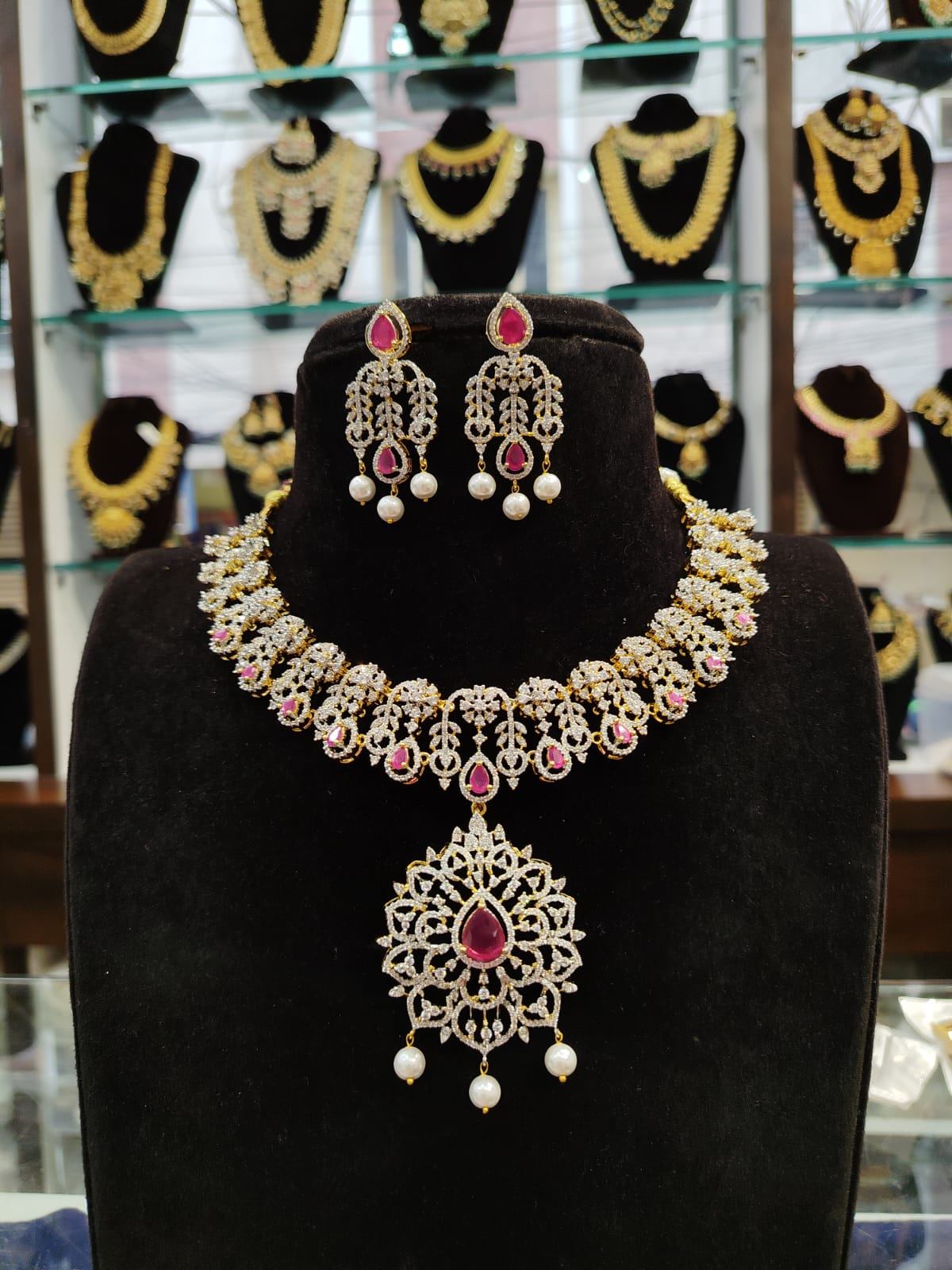 NECKLACE necklace 172 DIAMOND RUBY