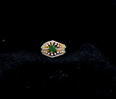 FINGERRING Fingerring 63 DIAMOND EMERALD