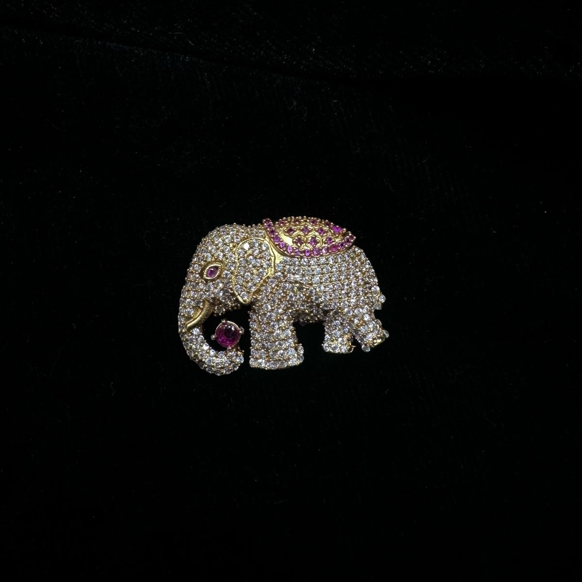 ACCESSORIES  Brouche 009 GOLDEN STONE small