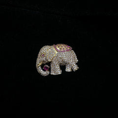 ACCESSORIES  Brouche 009 GOLDEN STONE small
