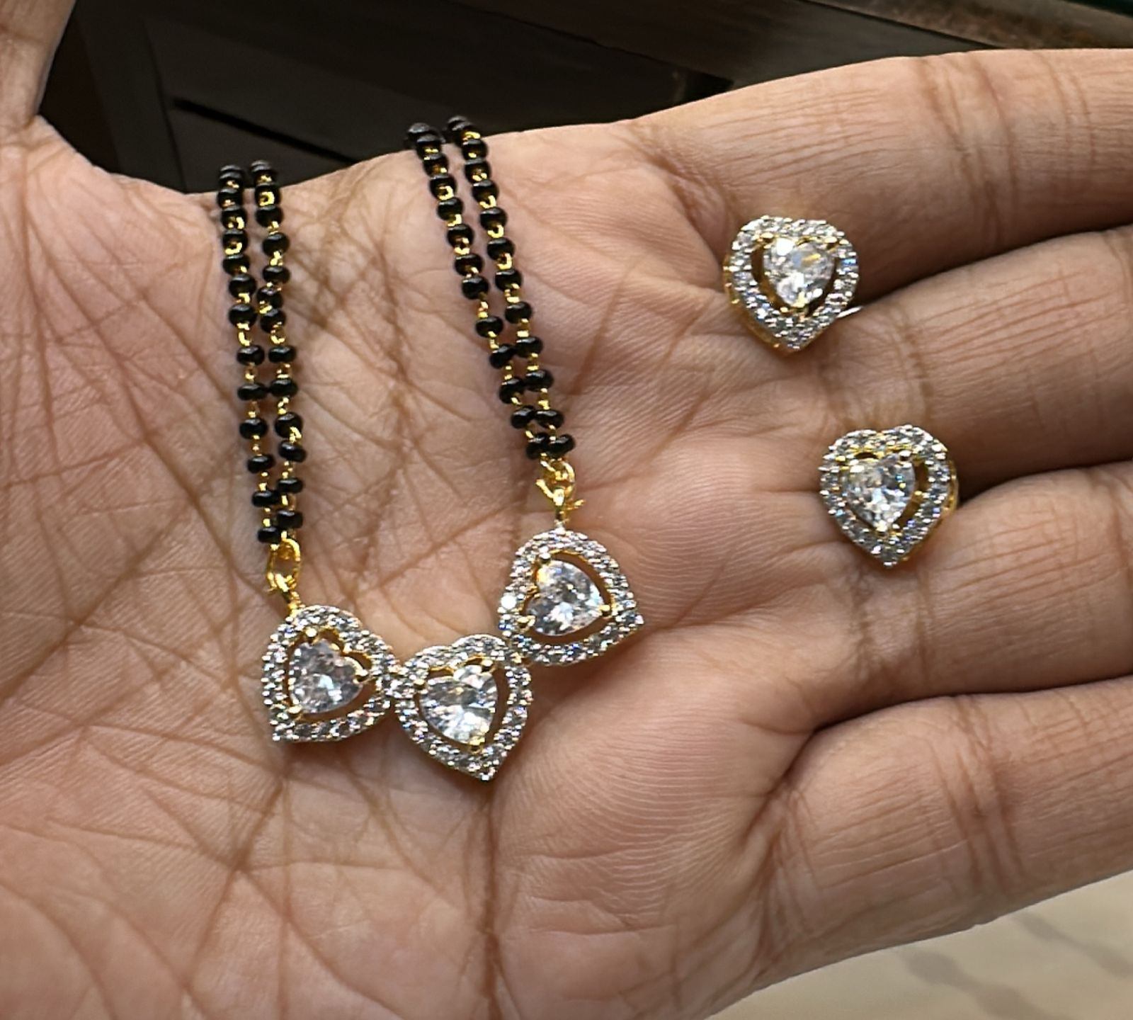 MANGALSUTRA MNG003 DIAMOND  WHITE