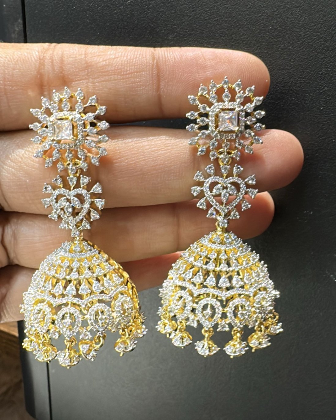 Earring Earrings 082 DIAMOND WHITE