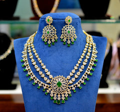 NECKLACE necklace 757 DIAMOND EMERALD