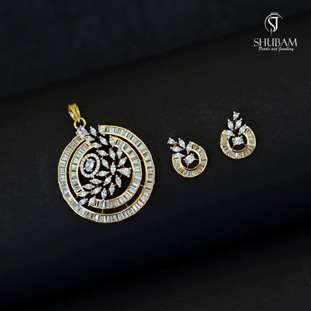 PENDANT SET CHAINS Pendant sets 011 DIAMOND WHITE