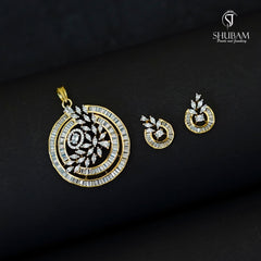 PENDANT SET CHAINS Pendant sets 011 DIAMOND WHITE