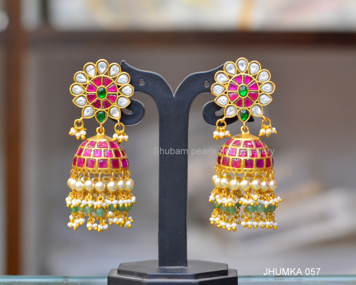 JADAU BRIDAL JHUMKA 057 JADAU MULTI COLOR