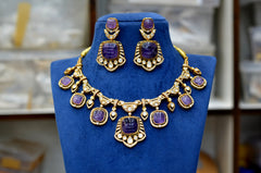 NECKLACE Necklace 818 MOISSANITE EMETHYST PURPLE