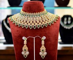 CHOKER CH060 DIAMOND  EMERALD