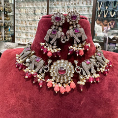 CHOKER ch011 VICKTORIAN  RUBY