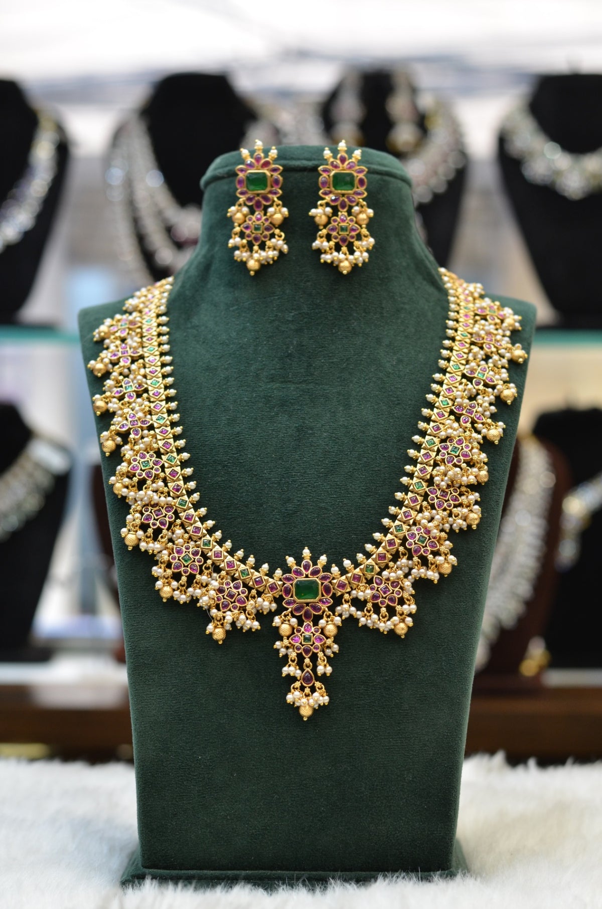NECKLACE NK168 KEMPu MULTI COLOR