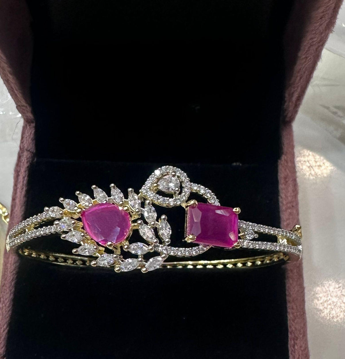 BRACELET/BANGLE bracelet 018 RUBY Openable