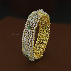 BRACELET/BANGLE bangle 021 EMERALD 2 '6 Openable Bangle