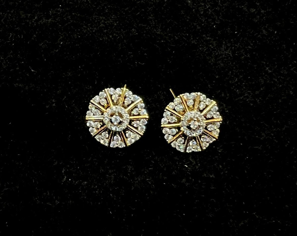 Earring eartops 087 DIAMOND WHITE