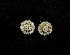 Earring eartops 087 DIAMOND WHITE