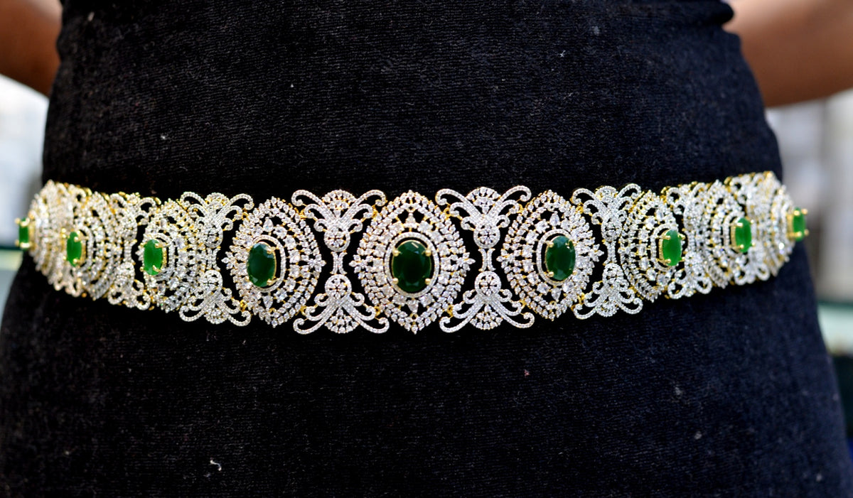 VADDANAM vadaanam 084 DIAMOND EMERALD