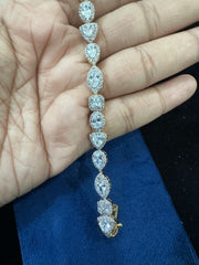 BRACELET/BANGLE Bracelet 039 DUAL PLATING DIAMOND LOOK Openable