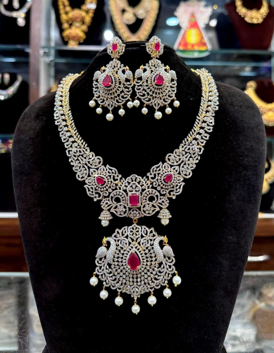 NECKLACE Necklace 673 DIAMOND RUBY